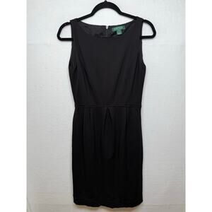 Lauren Ralph Lauren Black Sleeveless Dress, Size 8